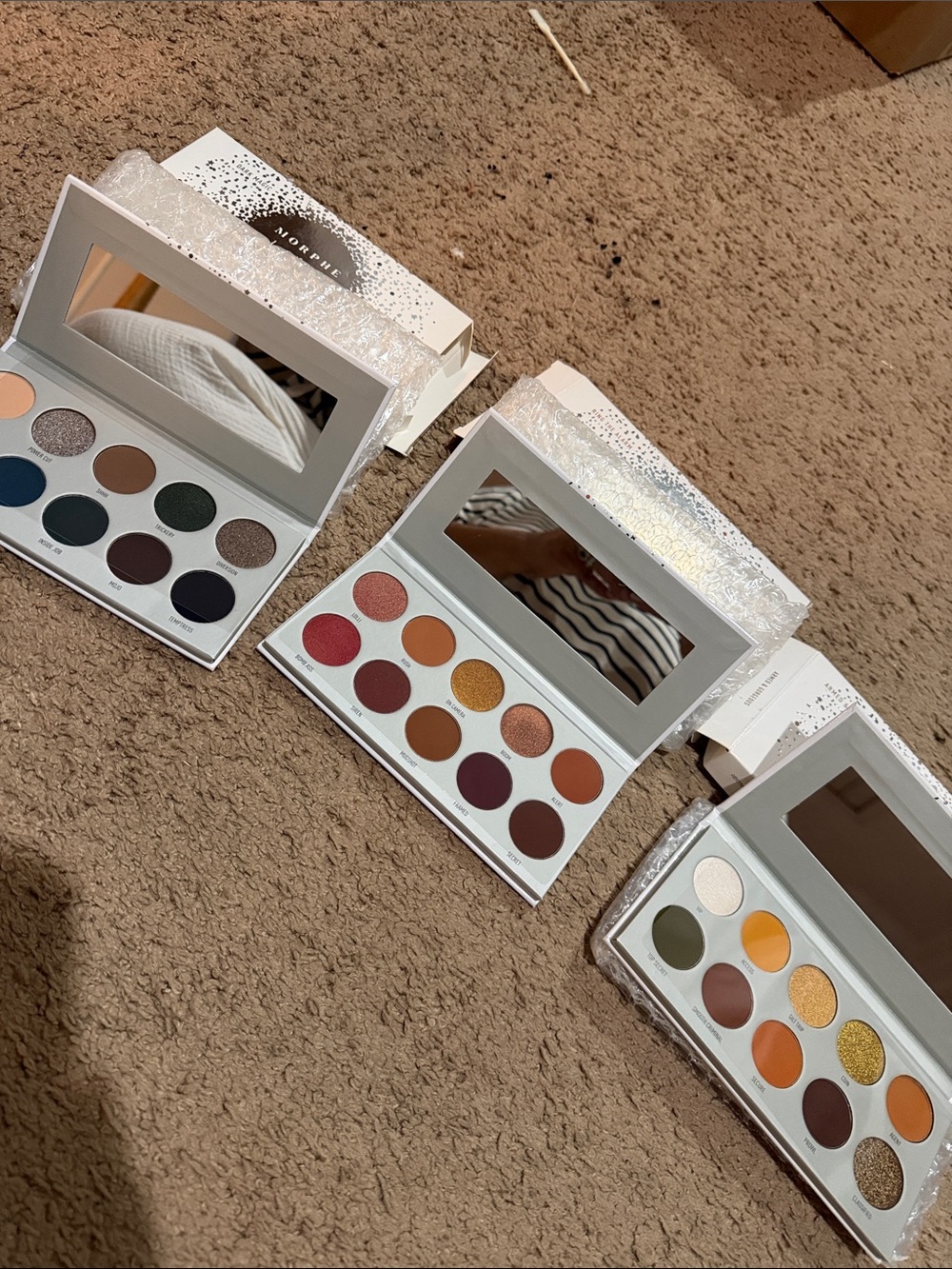 Morphe x jacklin Hill Eyeshadow Palettes x 3